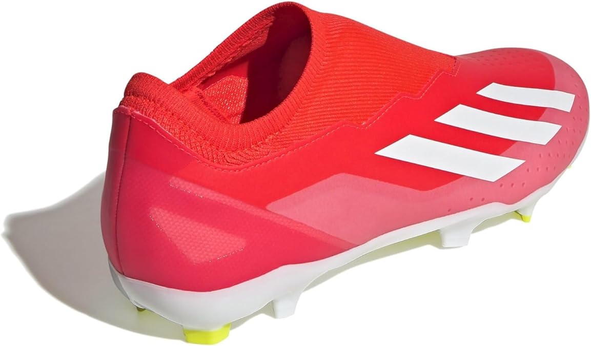 adidas Unisex-Adult X Crazyfast League Laceless Firm Ground Sneaker