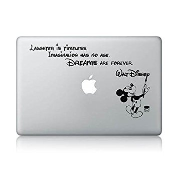 Disney Quote Macbook Laptop Decal Vinyl Sticker Apple Mac Air Pro Laptop Sticker