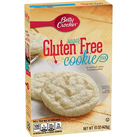 Betty Crocker Baking Mix, Gluten Free Cookie Mix, Sugar, 15 Oz Box