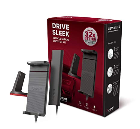 weBoost Drive Sleek 470135 Cell Phone Signal Booster for Your Car and Truck - Enhance Your Cell Phone Signal up to 32x (Renewed)