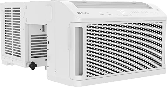 GE Profile Full View 6,000 BTU Smart Saddle Window Air Conditioner for Small Rooms up to 250 sq. ft. | Ultra Quiet | Energy Star | Full Window View | Easy Installation