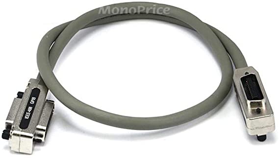 Monoprice 100697 1m IEEE-488 Cable w/ Metal Hood