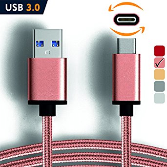 USB C Cable, Type-C Super Speed Data Sync and Fast Charger (Usb 3.0) for Samsung Galaxy S8, S8 Plus, LG G6 G5, Google Pixel XL, Nintendo Switch, Nexus 6P, Macbook12", OnePlus 2 (3.3 ft) by miaim…