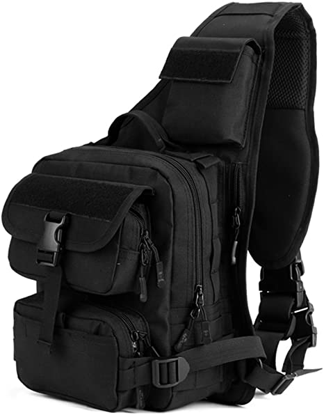 Huntvp Large Tactical Sling Pack Backpack Military Shoulder Chest Bag