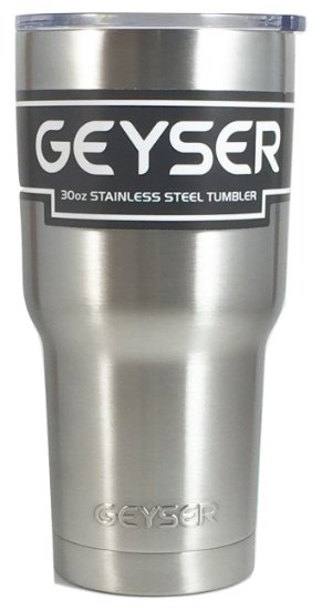 Geyser 30oz Stainless Steel Double Wall Vacuum Insulated Travel Tumbler Rambler Coffee Mug