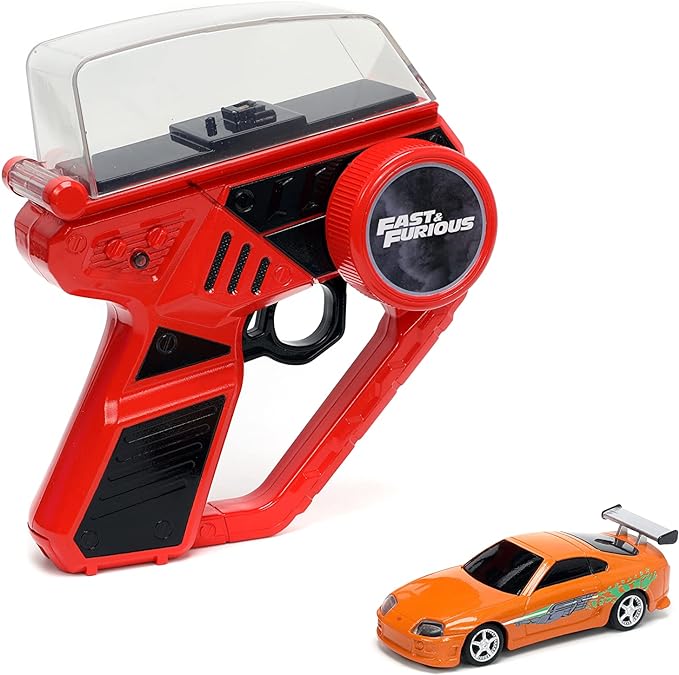 Jada Fast & Furious 1:55 Toyota Supra RC Radio Control Car, Toys for Kids and Adults