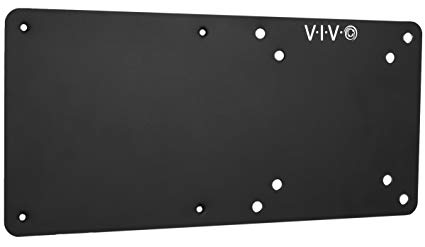 VIVO Black Steel Arm Bracket Holder for Intel NUC - Back of Monitor VESA Metal Plate Mount Extension (MOUNT-VESA01)