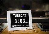 Memory Loss Digital Calendar Day Clock  with Non-Abbreviated Day and Month