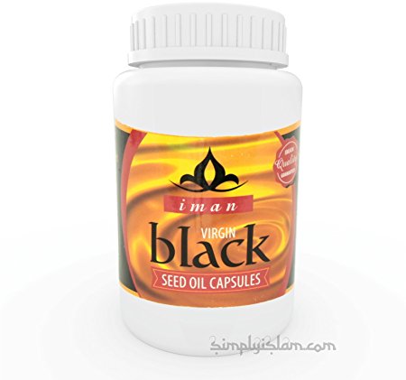 Iman Black Seed Oil Capsules Halal (500mg / 60 Capsules) Kalonji Nigella Sativa