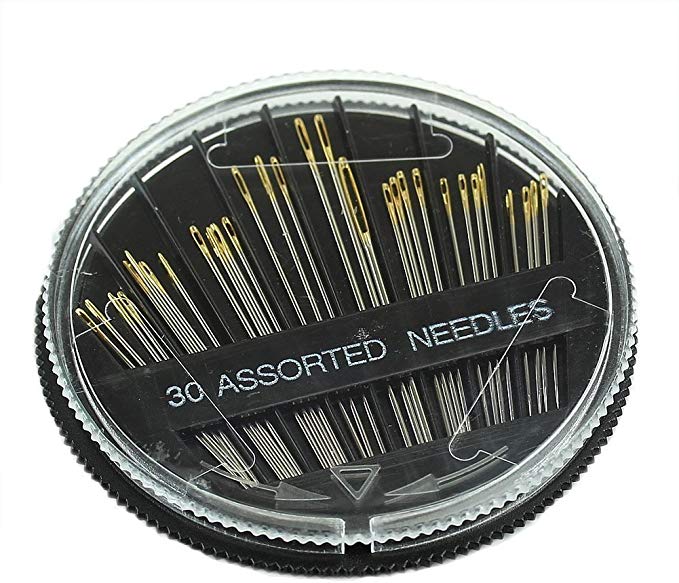 Estone 30PCS Assorted Hand Sewing Needles Embroidery Mending Craft Quilt Sew Case