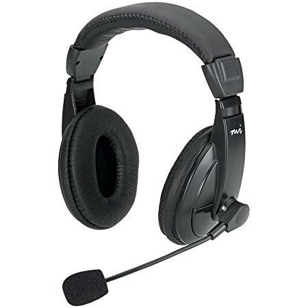 Digital Innovations Multimedia Headset with Microphone Padded for Comfort and Noise Reduction (MM760M)