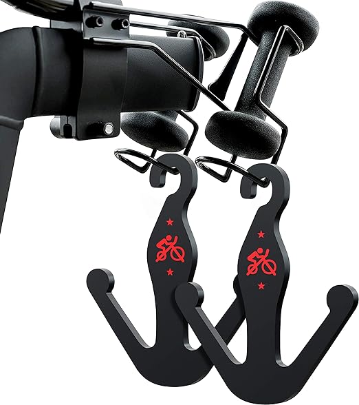 Crostice Black Acrylic Shoes Hangers Compatible with Peloton Original Bike & Bike , Matte Accessories