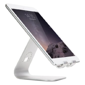 iPad Stand IN Aluminium Alloy Tablet iPad Dock for iPad Air iPad Mini and Samsung Tablets other TabletsSilver