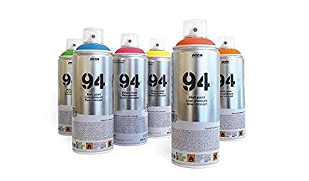 Montana Mtn 94 Spain 400 ml Fluorescent Spray Paints (Assorted Colour)
