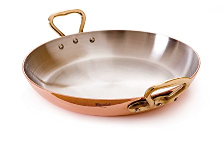 Mauviel Made In France M'Heritage Copper M150B 6527.12 4.8-Inch Round Pan with Bronze Handles