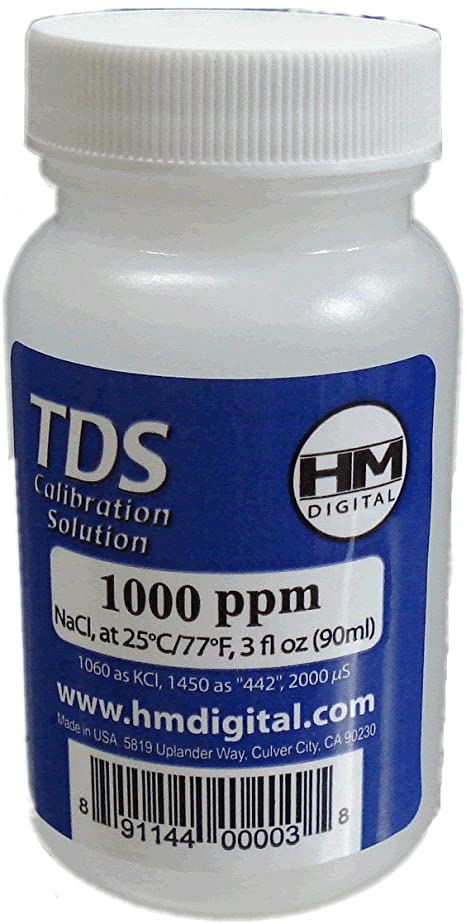 HM Digital 1000ppm TDS Calibration Solution