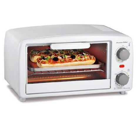 Proctor Silex 4 slice Toaster Oven, White