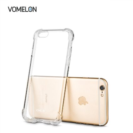 iPhone 6 Plus/6S Plus Case, Vomelon Slim [Crystal Clear] [Shock Absorption] Protective Case with Soft TPU Gel Bumper & Hard Plastic Back Plate for Apple iPhone 6 Plus / 6S Plus 5.5 inch