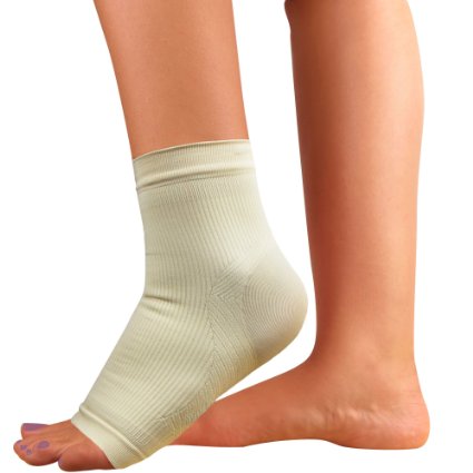 Plantar Fasciitis Sleeve - Arch Support, Heel Pain, Compression Sock Foot Sleeve