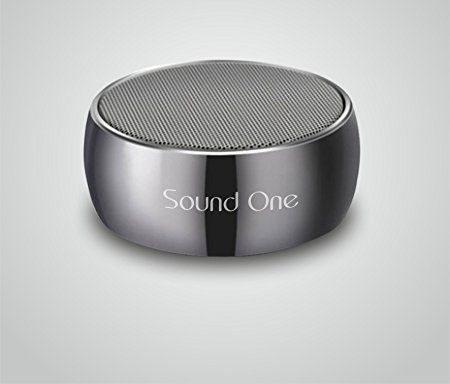 Sound One ROCK Bluetooth Speaker Metal body ,3W, Micro Sd Card slot, Aux Slot, Strong Bass ,Black