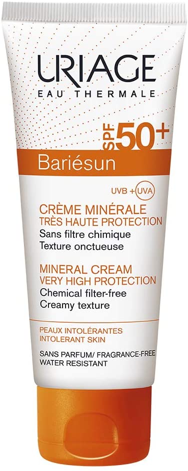 Uriage Bariesun Spf 50  Very High Protection Mineral Cream, 100 ml (Pack of 1)