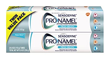 Sensodyne ProNamel Fresh Breath Toothpaste (4 Oz Each Tube)- Pack of 2