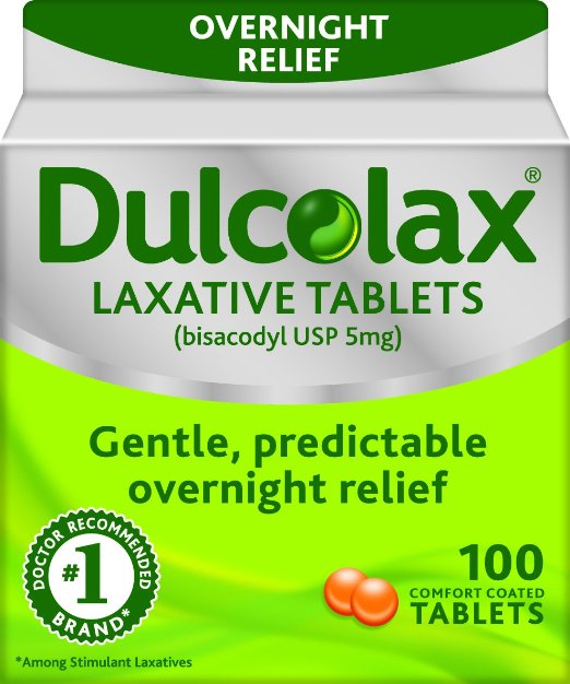 Dulcolax Laxative Tablets, 100 Count