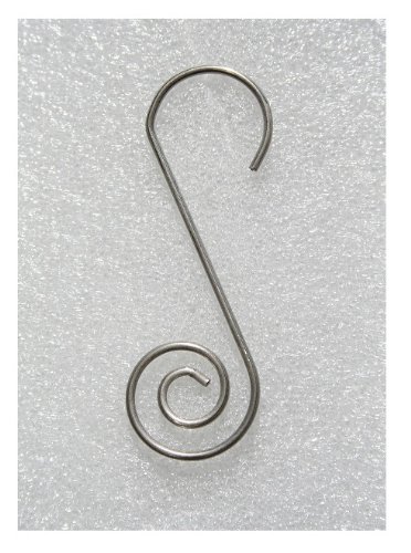 Heirloom Decorative Hooks - Christmas, Ornament, Outdoor - Stainless Steel, heavy duty. Set of 25