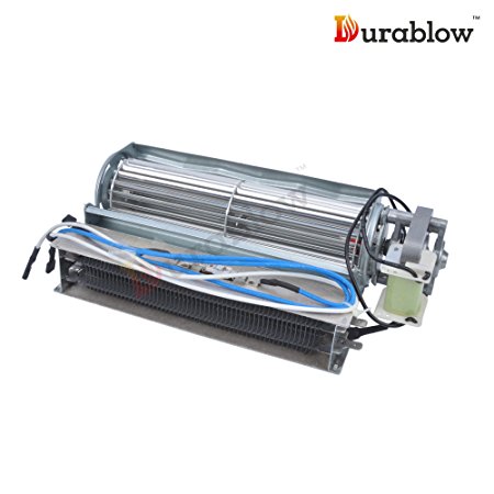Durablow Electric Fireplace Replacement Blower Fan Unit   Infrared Heating Elements compatible with Heat Surge, Real Flame, & other Brands.