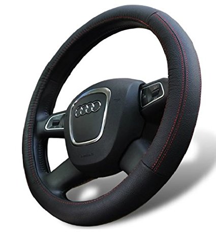 Leather Steering Wheel Cover for Mazda CX-5 CX-7 CX-9 Mazda5 Mazda6