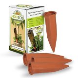 Plant-A-Bottle Set of 4 Indoor Plant Watering Devices Vacation Plant Watering NEW IMPROVED PACKAGING Water Plants and Recycle Bottles - Drip Irrigation Spikes House Plant Self Watering System