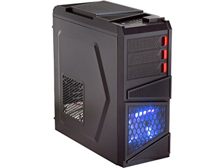 Rosewill ATX Mid Tower Black Gaming Computer Case Galaxy-03