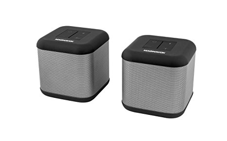 Magnavox MMA3627 Pair of DSP 360 Bluetooth stereo speakers with Independent and True Stereo Dual Speaker Capabilities
