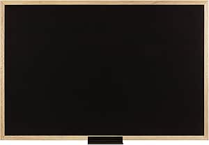 Quartet Chalkboard, 8 X 4 Feet, Oak Frame, Black Surface, 3413878403