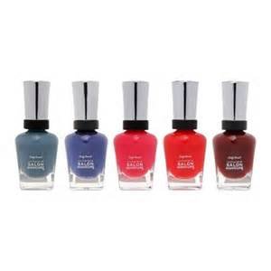 Lot of 10 Sally Hansen Complete Salon Manicure Fingernail Polish Full Size 10 Beautiful Colors