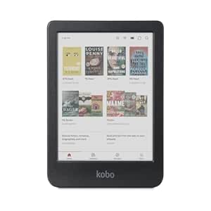 Kobo Clara Color | Colour eReader | 6” Glare-Free Colour E Ink Kaleido™ 3 Display | Dark Mode Option | Waterproof | Audiobooks | 16GB | Black