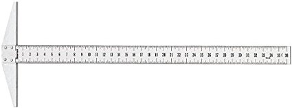 Starrett T-36 Aluminum T-Square for Drafting and General Layout Work, 36" Length