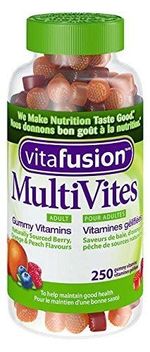 Vitafusion MuliVites, Multivitamins Gummy for Adult - 250 Gummy x 2 Pack - Total 500 Gummy