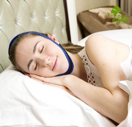 Anti-Snore Chin Strap Clip by One Planet with Anti-Snore Nose Clip Stops Heavy Breathing and Enjoy Restful Quality Sleep Adjustable Wide Chin Straps For Comfortable Use Sleep Better Now