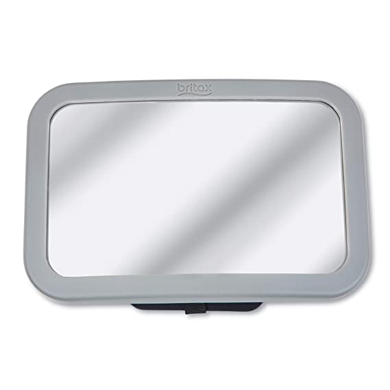 Britax Baby Car Mirror for Back Seat XL Clear View   Easily Adjusts   Crash Tested   Shatterproof