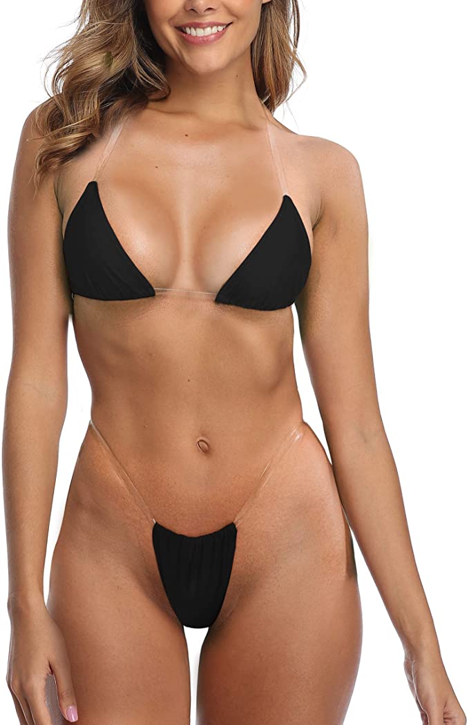 Fakespot  Sherrylo Thong Bikini Clear Straps C Fake Review