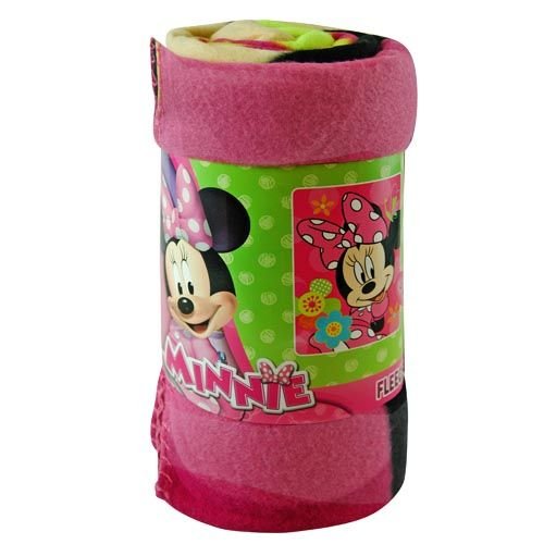 Fleece Throw - Disney - Minnie Mouse - Flower Pop 45"x60" Blanket