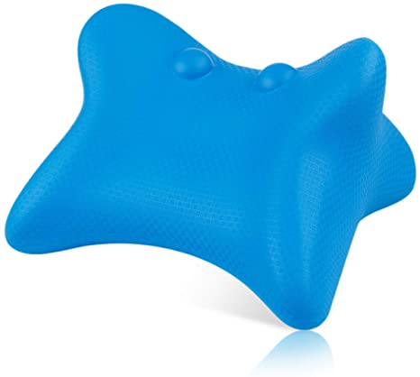 Fronnor Neck Stretcher Cervical Traction,Neck and Shoulder Relaxer,Neck Support for Pain Relief,Muscle Relaxation (Blue)