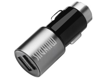 MUNDUS Safety Hammer 2 Smart USB Ports Car Charger [2.4A/12W] - [Gary] for Smart Mobile Phone: iPhone / Android Phone, iPads and other devices