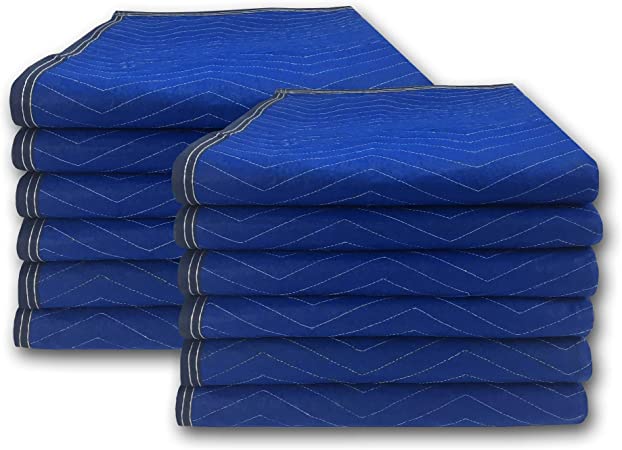 Moving Blankets (12 Pack) 72x80" 43lbs Econo Professional Quilted Pads