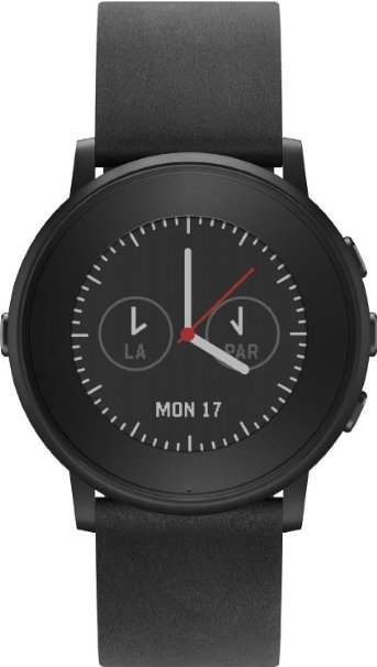 Pebble Time Round Smartwatch - BlackBlack 20mm Certified Refurbished