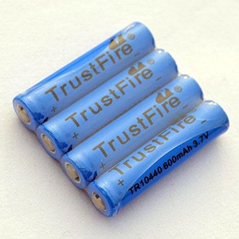 4x TrustFire AAA 3.7V Li Battery