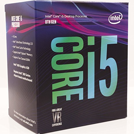 Intel® Core™ i5-8500 Desktop Processor 6 Core up to 4.1GHz Turbo LGA1151 300 Series 65W BX80684i58500