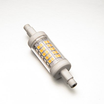 EOSAGA R7S LED Bulbs 78mm/3inch, Undimmable 6W Warm White, 3000K, 600LM, 30W Halogen Bulbs Equivalent 110V(2 Pack)
