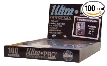 Ultra Pro 2 Pocket (5-by-7-inch Photos) Pages (100 Pages)